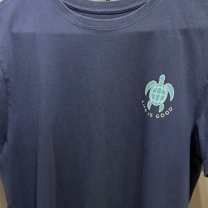 Life is Good Navy Blue T-Shirt Men’s small